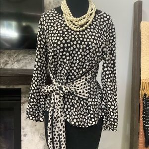 J.Crew Blouse w/Tie Detail - Size 6
